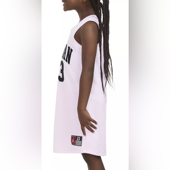 Jordan Little Girls' 23 Jersey Dress, pink, NWT - Picture 4 of 7